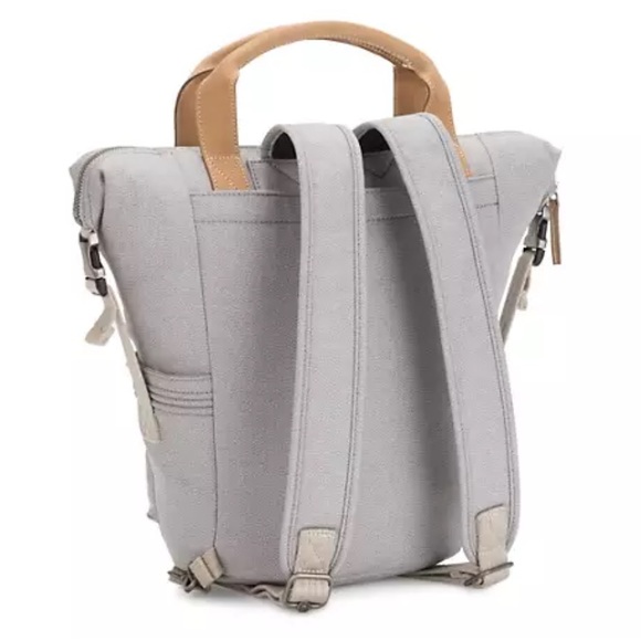 New Kipling Tsuki Small Convertible Backpack Rustic Blue - Picture 4 of 11